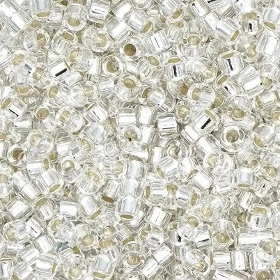 5gr Délica Miyuki 11/0 Crystal silver lined DB 0041