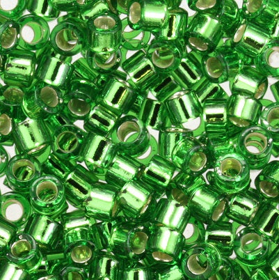 5gr Délica Miyuki 11/0 Light green silver lined DB 0046