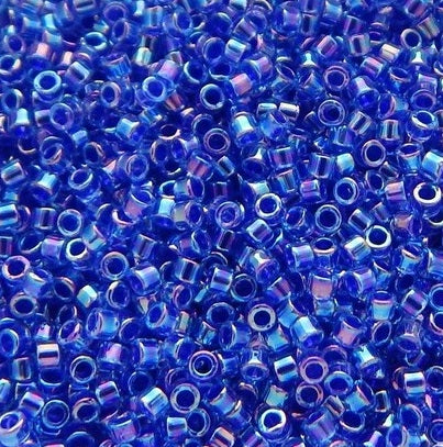 5gr Délica Miyuki 11/0 Cobalt sapphire lined ab DB 0063