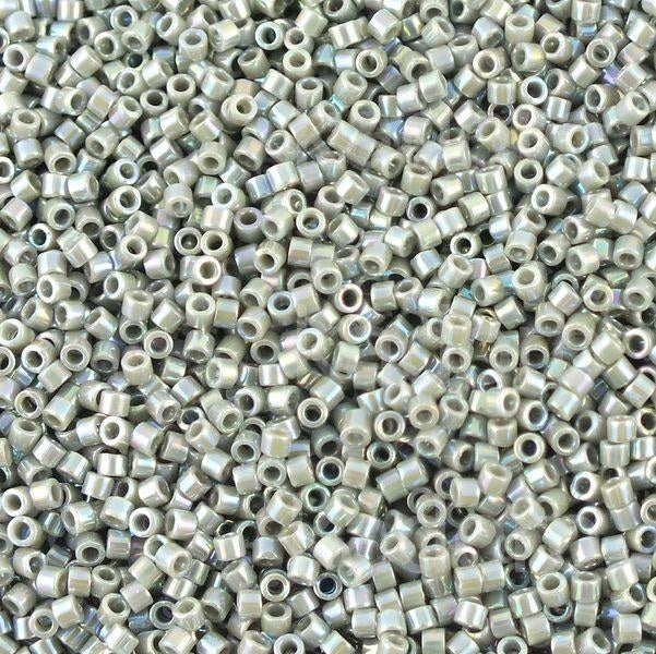 5gr Délica Miyuki 11/0 Opaque grey ab DB 0168