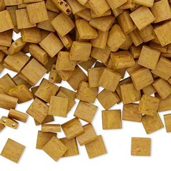 5gr Tilas Miyuki 5x5mm Opaque moutarde mat 2312