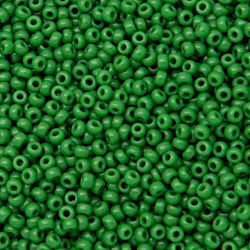 10gr Rocailles Miyuki 11/0 Opaque green 411