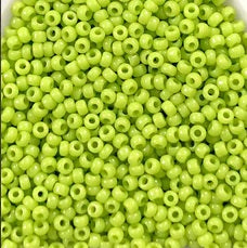 10gr Rocailles Miyuki 11/0 Opaque chartreuse 416