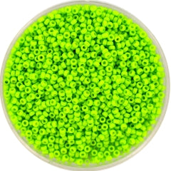 10gr Rocailles Miyuki 11/0 Duracoat opaque kiwi 4471