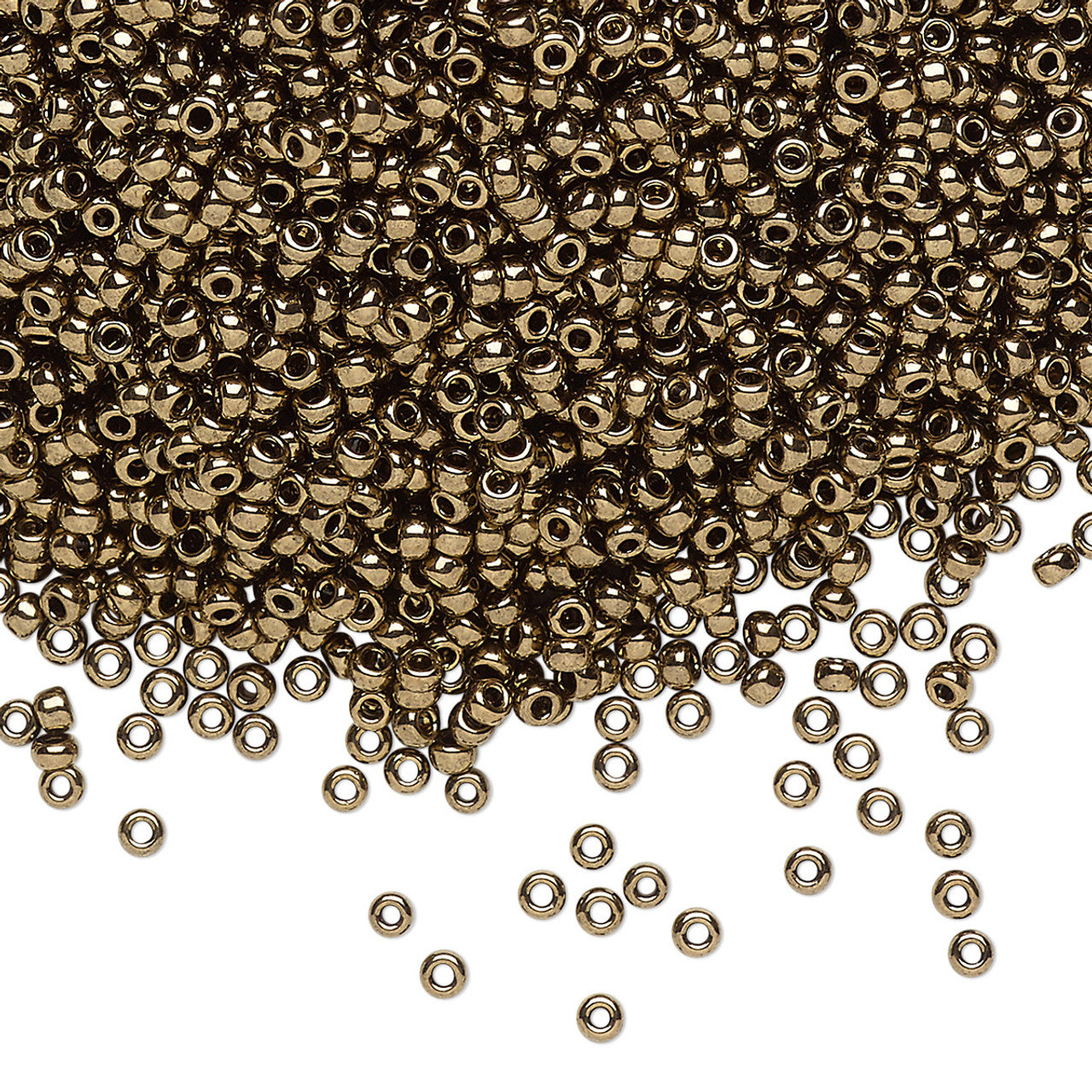 10gr Rocailles Miyuki 11/0 Metallic dark bronze 457