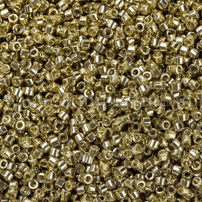 5gr Délica Miyuki 11/0 Duracoat galvanized champagne DB 1834