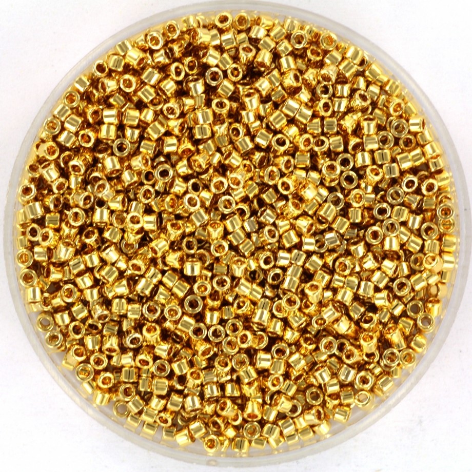 5gr Délica Miyuki 11/0 Gold plaqué 24 carats DB 0031L