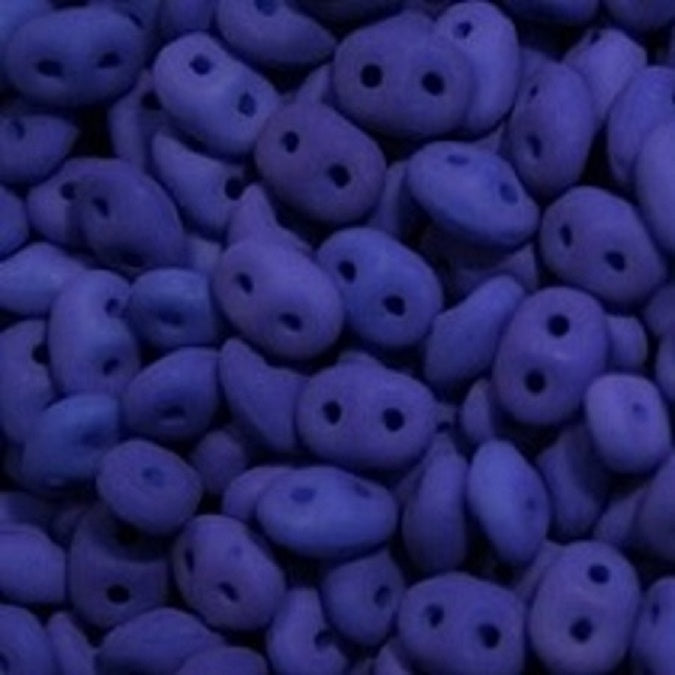 10gr Superduo 2.5x5mm blue neon mat 02010/25126