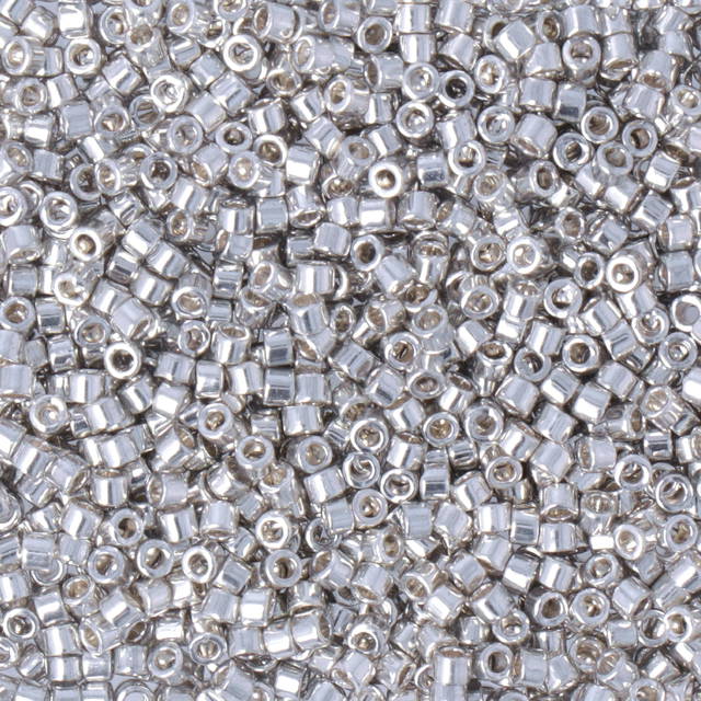 5gr Délica Miyuki 11/0 Galvanized silver argent DB 0035