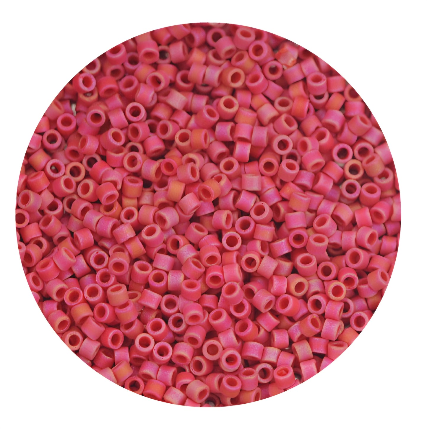 5gr Délica Miyuki 11/0 Opaque red mat luster DB 0362