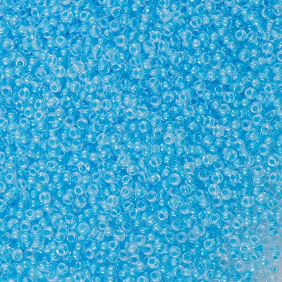 10gr Rocailles Miyuki 11/0 Luminous ocean blue 4300