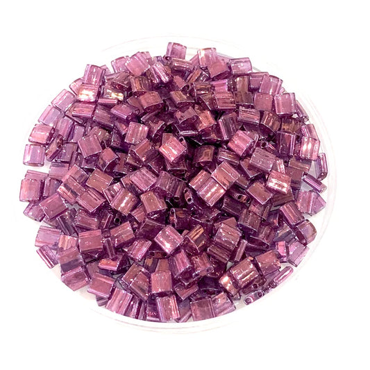 5gr Tilas Miyuki 5x5mm Light amethyst gold luster 0316