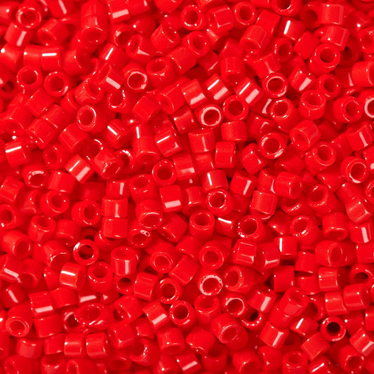 5gr Délica Miyuki 11/0 Opaque red vermillion DB 0727