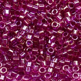 5gr Délica Miyuki 11/0 Fancy lined magenta DB 2389