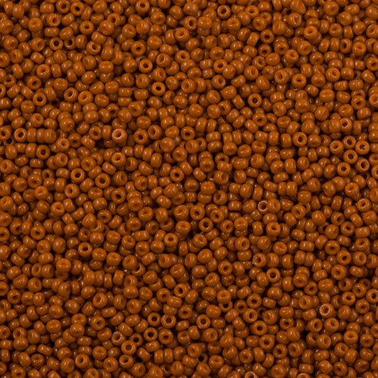 10gr Rocailles Miyuki 11/0 Duracoat dyed opaque persimmon 4458