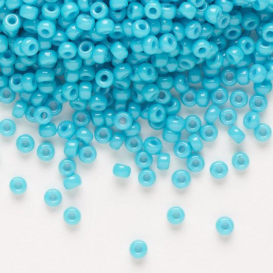 10gr Rocailles Miyuki 11/0 Duracoat opaque underwater blue 4480