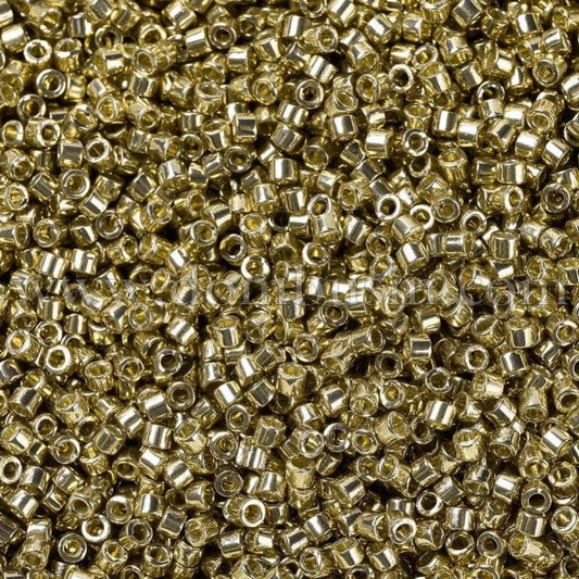 5gr Délica Miyuki 11/0 Duracoat galvanized champagne DB 1834