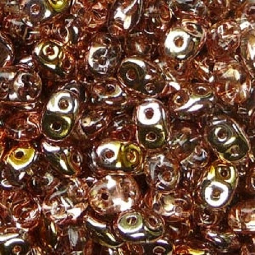 10gr Superduo 2.5x5mm crystal capri gold 00030/27101