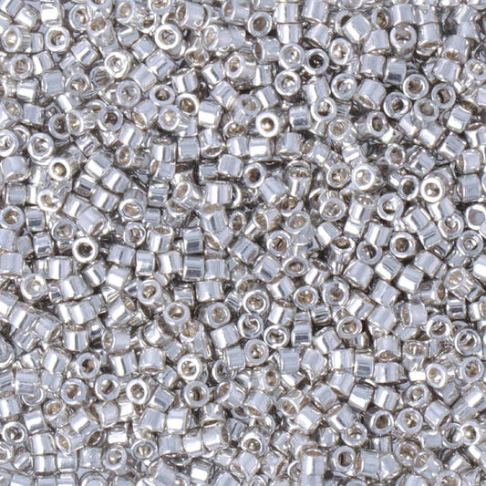 5gr Délica Miyuki 11/0 Galvanized silver argent DB 0035
