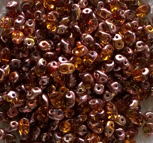 10gr Superduo 2.5x5mm topaz capri gold 10060/27101
