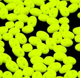 10gr Superduo 2.5x5mm yellow neon mat 02010/25121