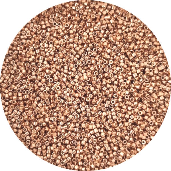 5gr Délica Miyuki 11/0 duracoat galvanized gold rose DB2518