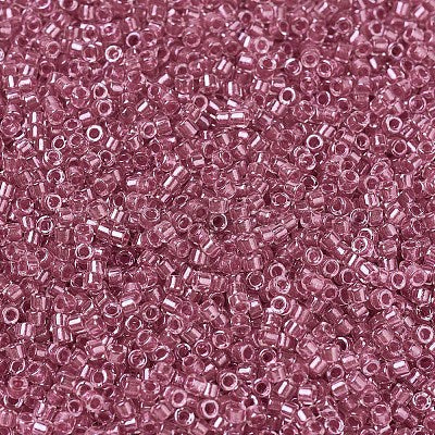 5gr Délica Miyuki 11/0 Crystal lined sparkling peony pink DB 0902