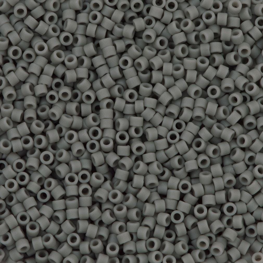 5gr Délica Miyuki 11/0 Opaque grey mat DB 0761